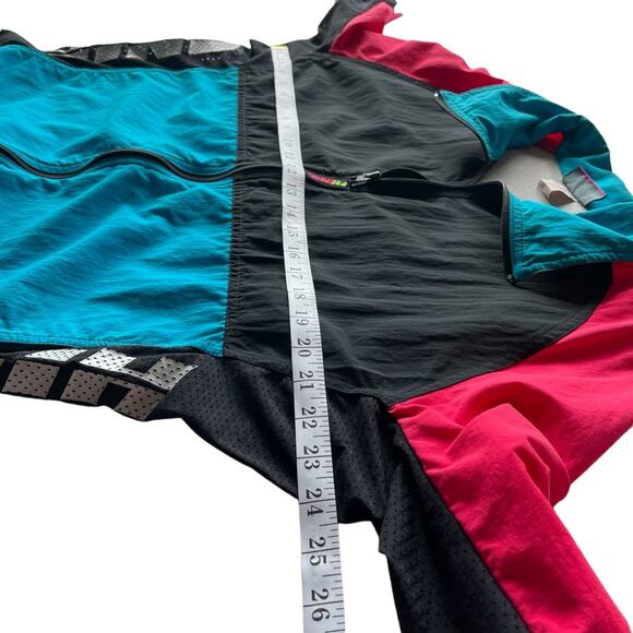 Men’s Hind Colorblock‎ Vintage Zip-up Bicycle Athleisure Active Jacket sz Large - Picture 9 of 13